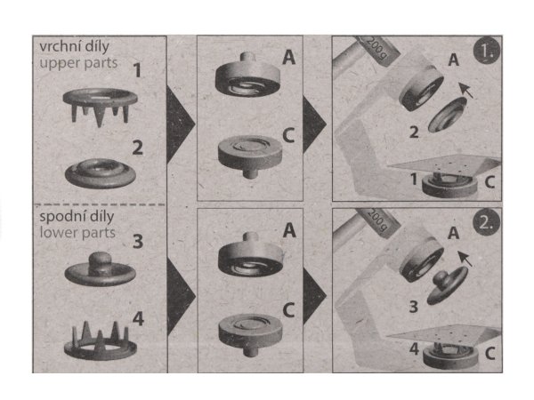 Roland Baby Ø10 mm barevný lak