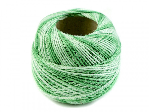 Vyšívací příze Perlovka ombré Niťárna