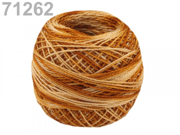 Vyšívací příze Perlovka ombré Niťárna