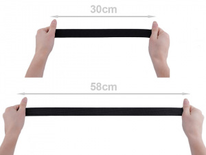 Pruženka hladká šíře 30 mm tkaná