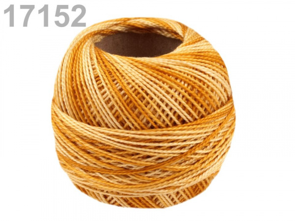 Vyšívací příze Perlovka ombré Niťárna