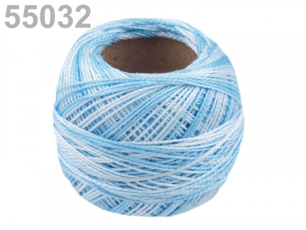 Vyšívací příze Perlovka ombré Niťárna