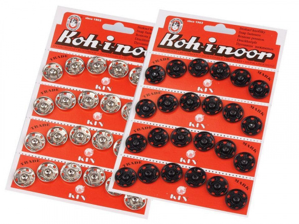 Kovové patentky / stiskací knoflíky vel. 7