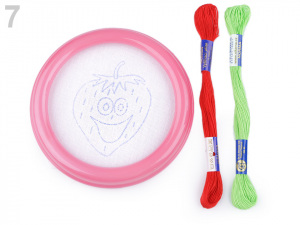 Dětské vyšívání s rámečkem