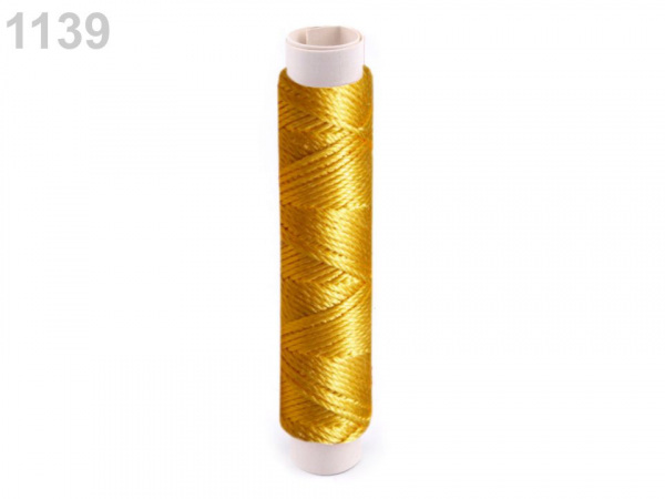 Nitě dírkové hedvábí 10 m