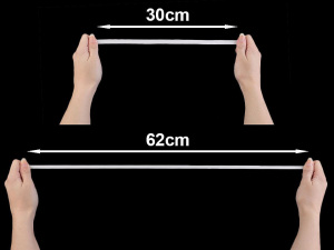 Prádlová pruženka šíře 8 mm