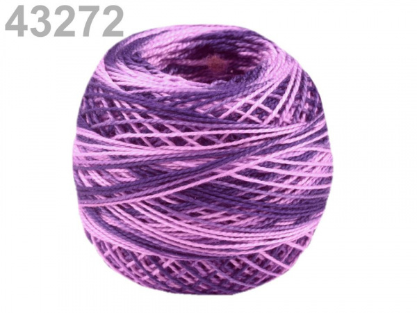 Vyšívací příze Perlovka ombré Niťárna