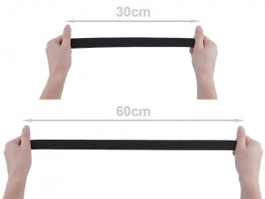 Pruženka hladká šíře 25 mm tkaná