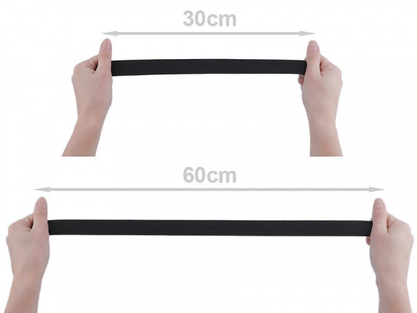 Pruženka hladká šíře 25 mm tkaná