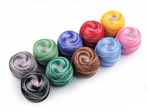 Vyšívací příze Perlovka ombré Niťárna