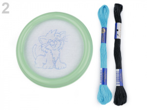 Dětské vyšívání s rámečkem