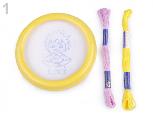 Dětské vyšívání s rámečkem