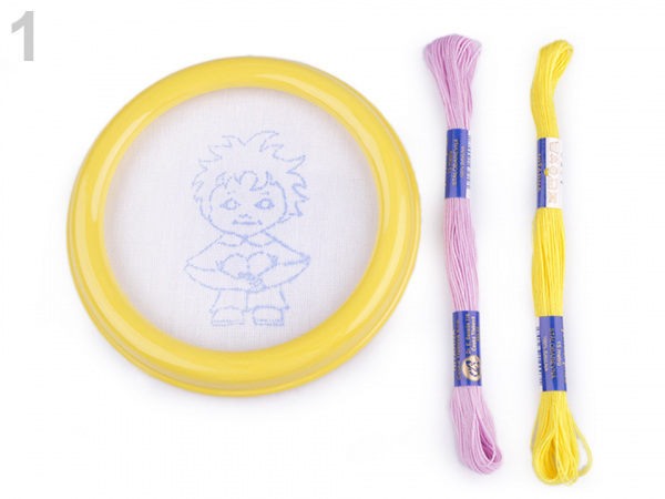 Dětské vyšívání s rámečkem