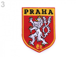 Nažehlovačka znak ČR a Praha