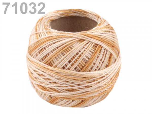 Vyšívací příze Perlovka ombré Niťárna