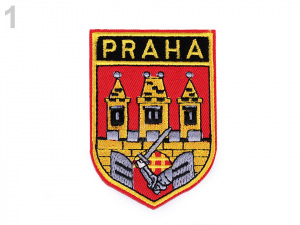 Nažehlovačka znak ČR a Praha