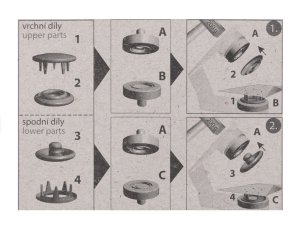 Roland style Ø11 mm nikl