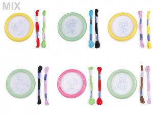 Dětské vyšívání s rámečkem