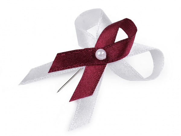 Svatební mašličky / voničky šíře 35 mm saténové