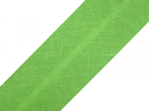 Šikmý proužek bavlněný šíře 30 mm zažehlený