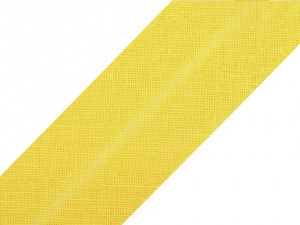 Šikmý proužek bavlněný šíře 20 mm zažehlený