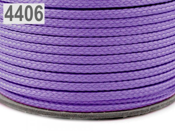 Oděvní šňůra PES Ø4 mm ČESKÝ VÝROBEK