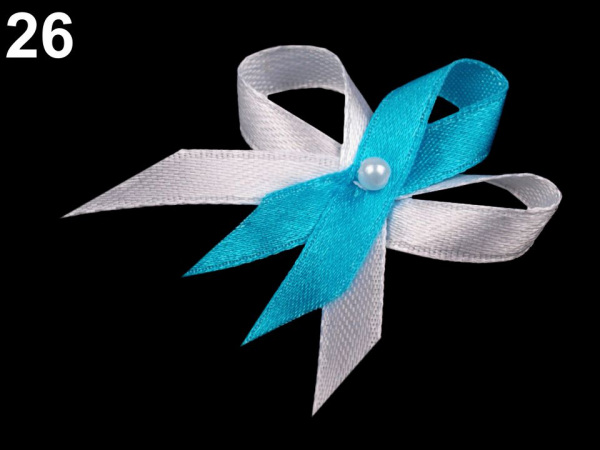 Svatební mašličky / voničky šíře 35 mm saténové