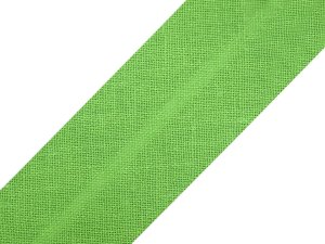 Šikmý proužek bavlněný šíře 20 mm zažehlený