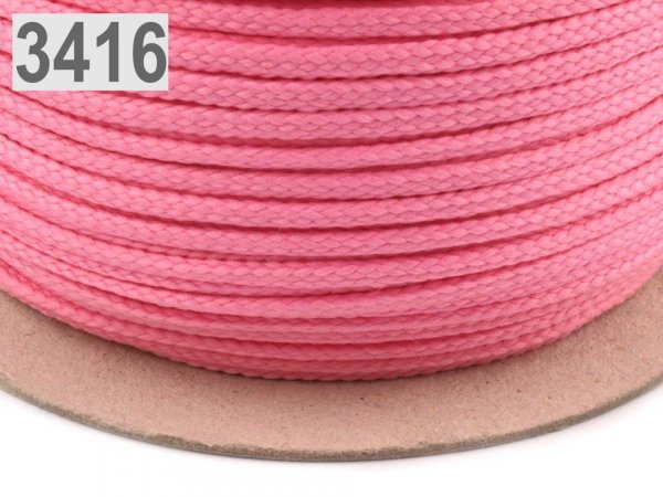 Oděvní šňůra PES Ø4 mm ČESKÝ VÝROBEK