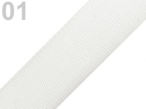 Popruh polypropylénový šíře 40 mm bílý, černý