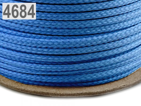 Oděvní šňůra PES Ø4 mm ČESKÝ VÝROBEK