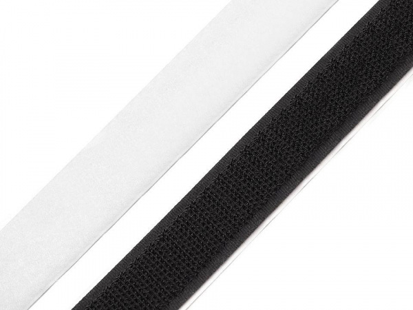 Suchý zip háček + plyš samolepicí stříhaný šíře 20 mm