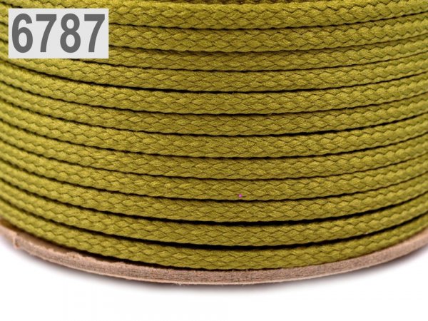 Oděvní šňůra PES Ø4 mm ČESKÝ VÝROBEK