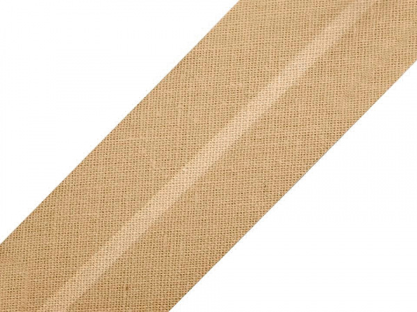 Šikmý proužek bavlněný šíře 30 mm zažehlený