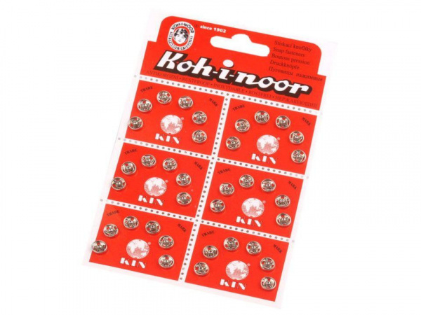 Kovové patenty velikost 2/0