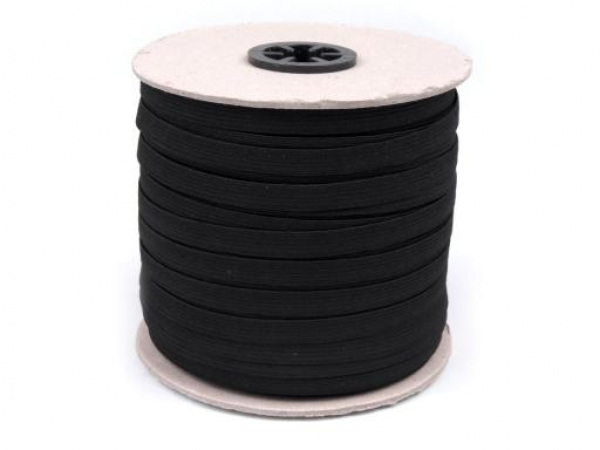 Pruženka prádlová šíře 8 mm černá