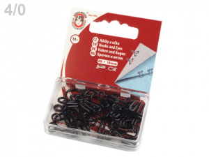 Háčky a očka velikost 2/0 a 4/0