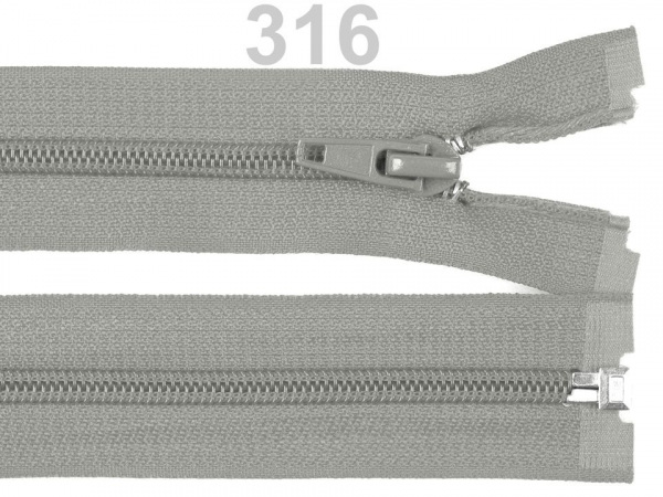 Spirálový zip No 5 délka 40 cm bundový POL