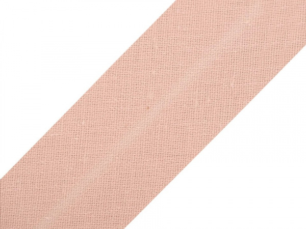 Šikmý proužek bavlněný šíře 20 mm zažehlený