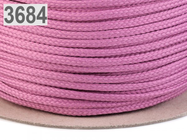 Oděvní šňůra PES Ø4 mm ČESKÝ VÝROBEK