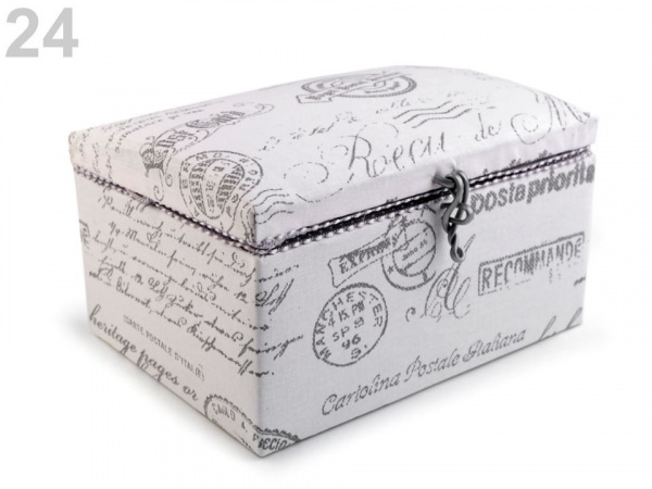 Kazeta / košík na šití čalouněný