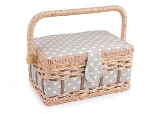 Kazeta / košík na šití čalouněný