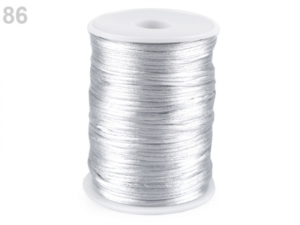 Saténová šňůra Ø2 mm