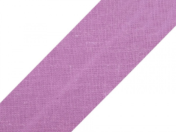 Šikmý proužek bavlněný šíře 20 mm zažehlený