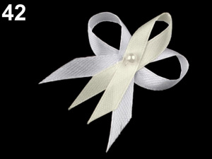 Svatební mašličky / voničky šíře 35 mm saténové