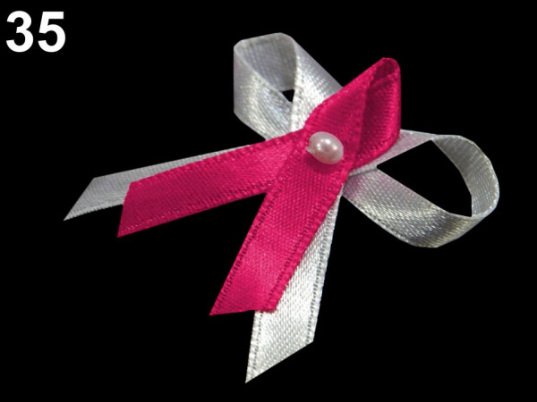 Svatební mašličky / voničky šíře 35 mm saténové