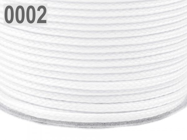 Oděvní šňůra PES Ø4 mm ČESKÝ VÝROBEK