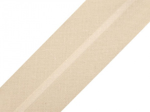 Šikmý proužek bavlněný šíře 30 mm zažehlený