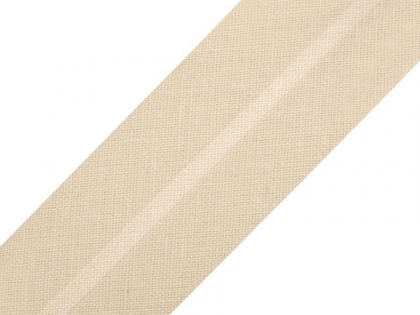 Šikmý proužek bavlněný šíře 30 mm zažehlený