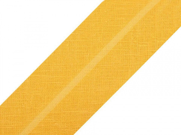 Šikmý proužek bavlněný šíře 20 mm zažehlený